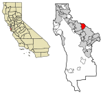 San Mateo County California Incorporated and Unincorporated areas Foster City Highlighted 0625338